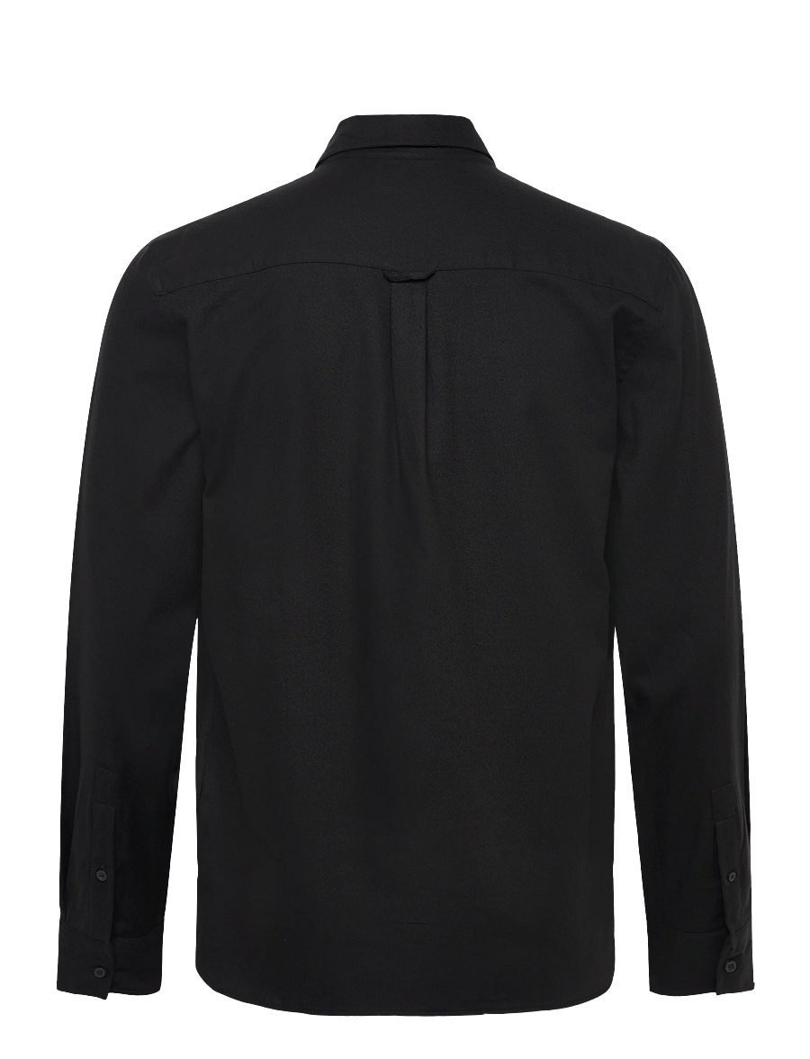 Lyle & Scott - Plain Flannel Shirt - flanellsärgid - x878 shadow - 2