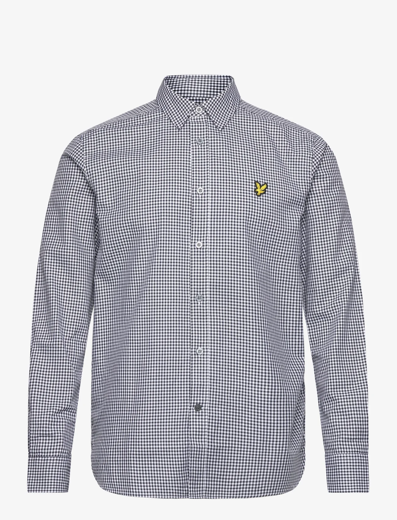 Lyle & Scott - Shepherd Check Shirt - casual skjorter - w403 dark navy/ white - 0