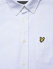 Lyle & Scott - Stripe Oxford Shirt - oxford shirts - w490 light blue/ white - 2