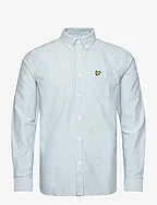 Stripe Oxford Shirt - X166 COURT GREEN / WHITE