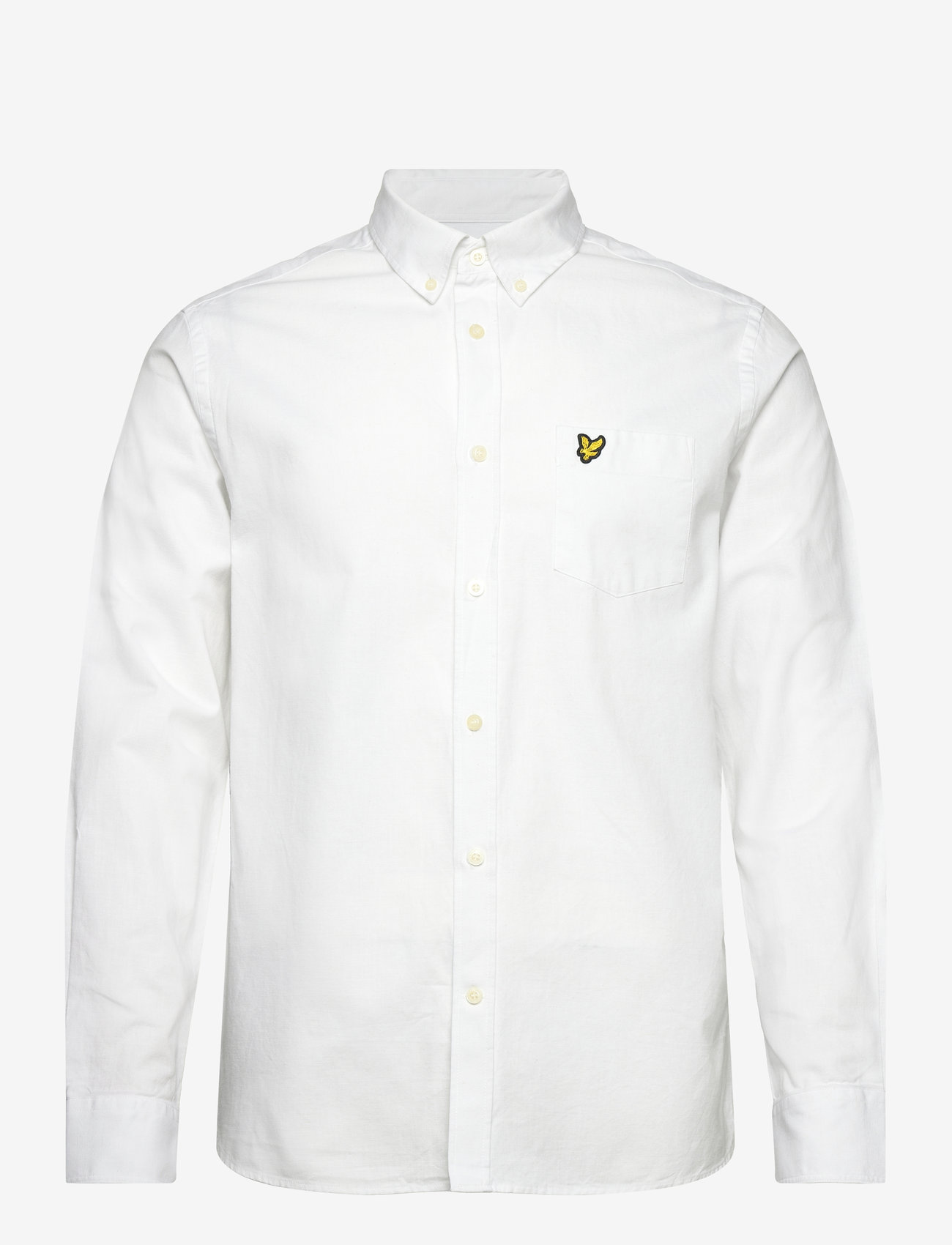 Lyle & Scott - Cotton Linen Button Down Shirt - 626 white - 0