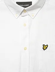 Lyle & Scott - Cotton Linen Button Down Shirt - casual overhemden - 626 white - 2