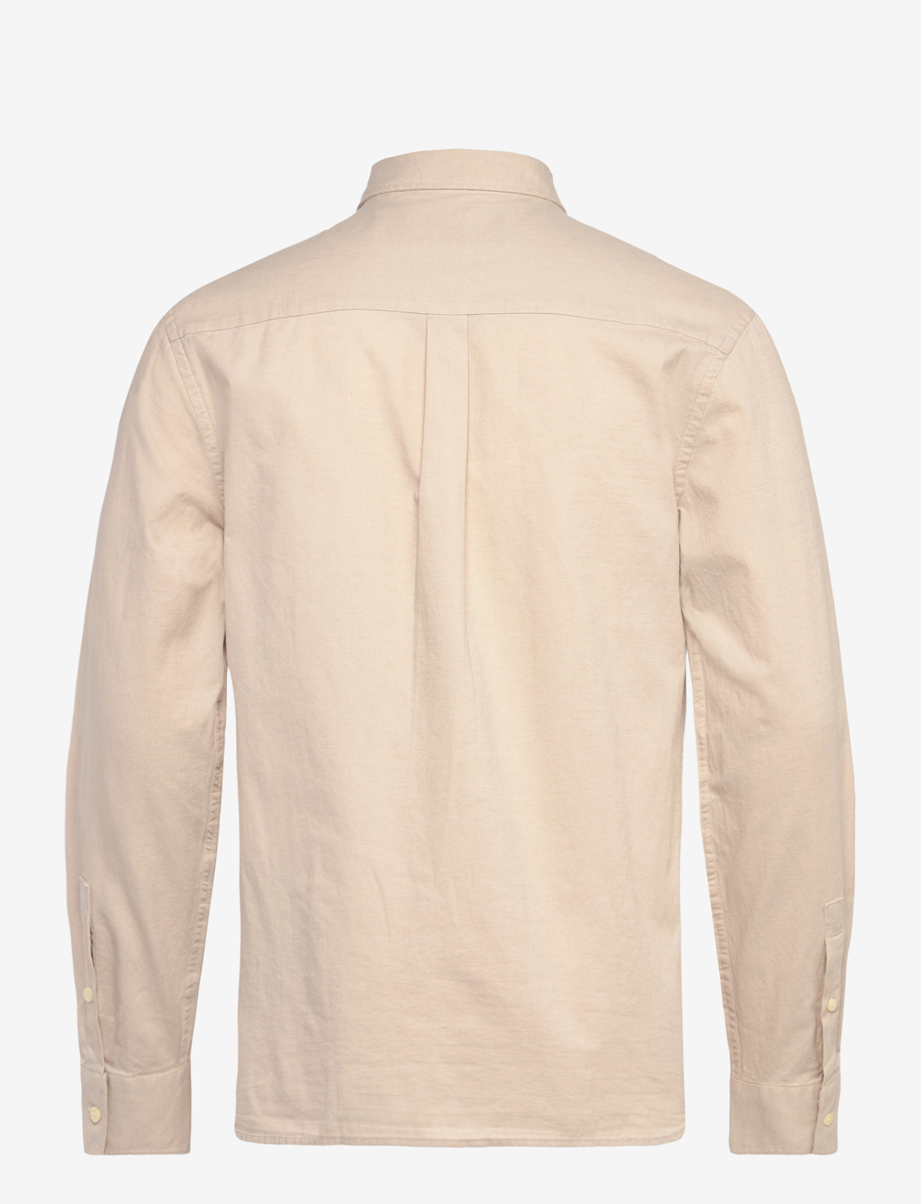 Lyle & Scott - Cotton Linen Button Down Shirt - linasest riidest särgid - w870 cove - 1