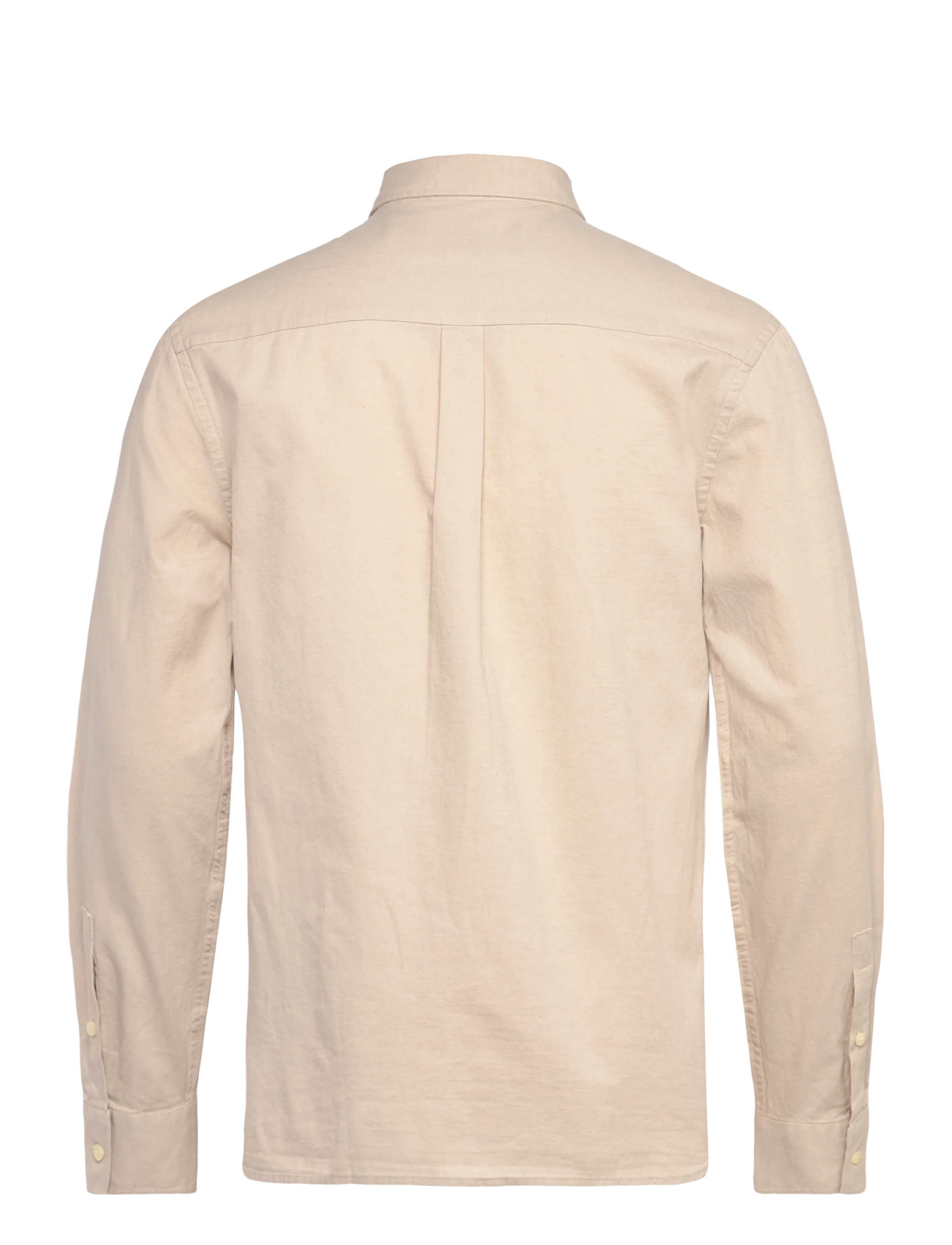 Lyle & Scott - Cotton Linen Button Down Shirt - w870 cove - 2