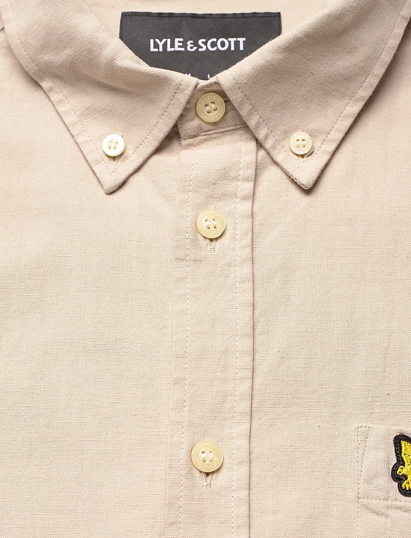 Lyle & Scott - Cotton Linen Button Down Shirt - oxford-hemden - w870 cove - 2