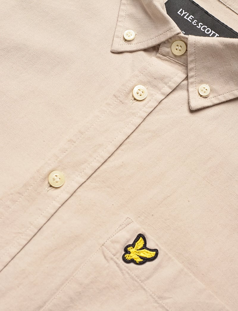 Lyle & Scott - Cotton Linen Button Down Shirt - oxford-hemden - w870 cove - 3