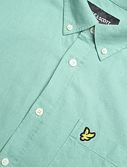 Lyle & Scott - Cotton Linen Button Down Shirt - casual overhemden - w907 turquoise shadow - 3