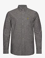 Cotton Linen Button Down Shirt - Z271 DARK NAVY