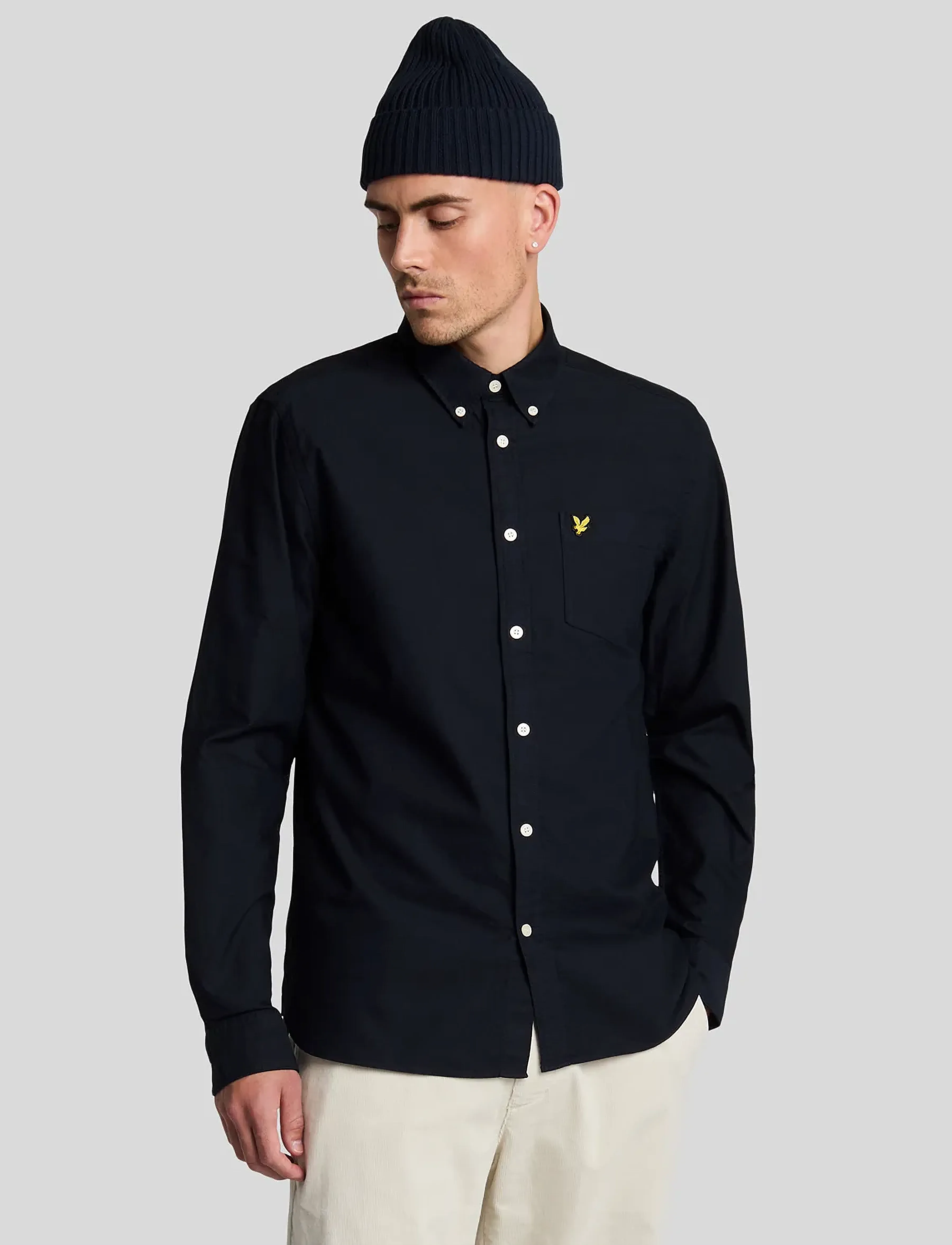 Lyle & Scott Plain Oxford Shirt - Skjorter - DARK NAVY / navy