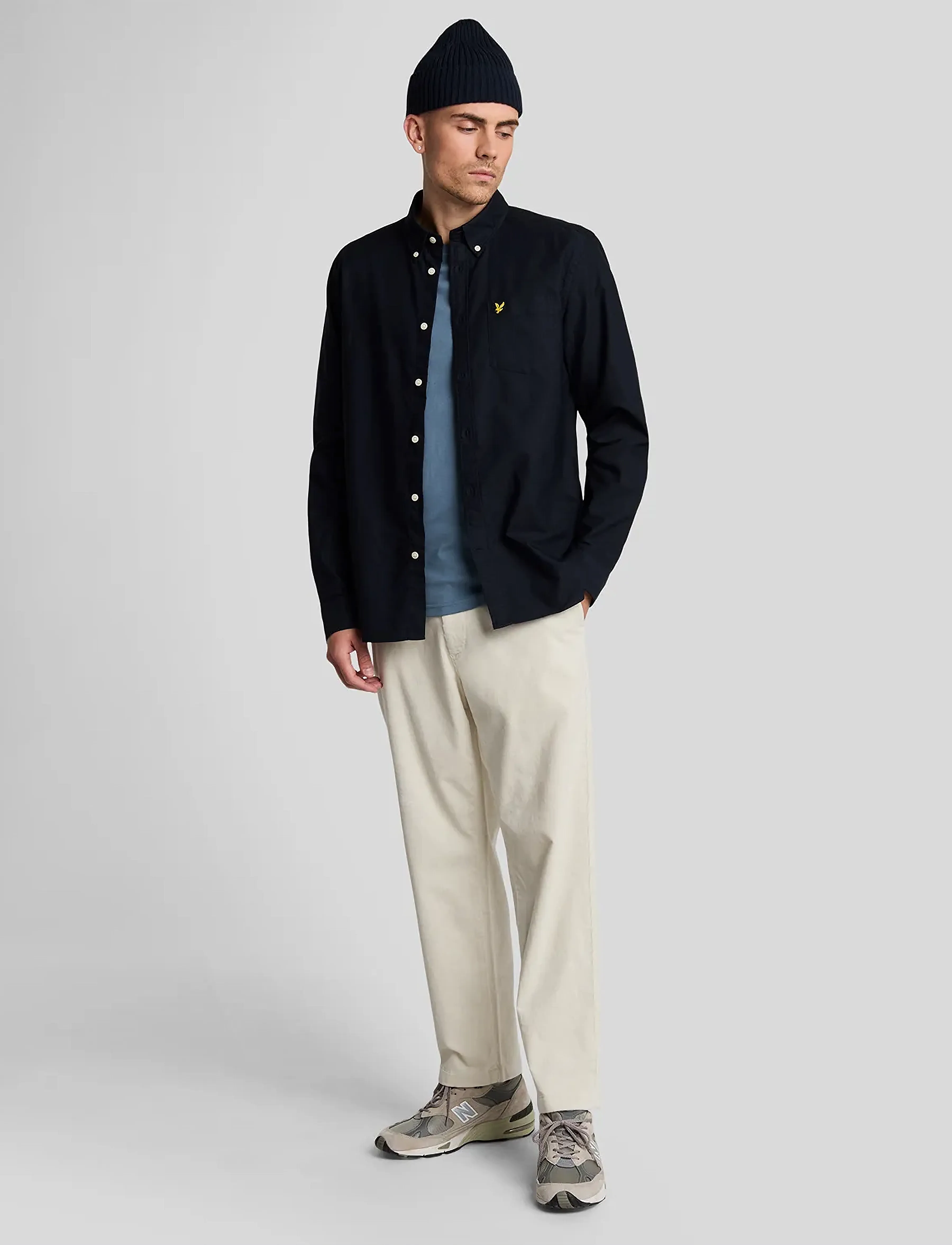 Lyle & Scott - Plain Oxford Shirt - oxford-hemden - dark navy - 4