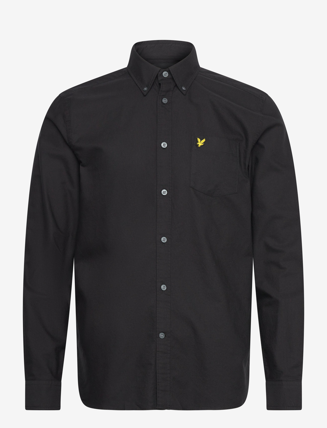 Lyle & Scott - Plain Oxford Shirt - oxford skjorter - jet black - 1