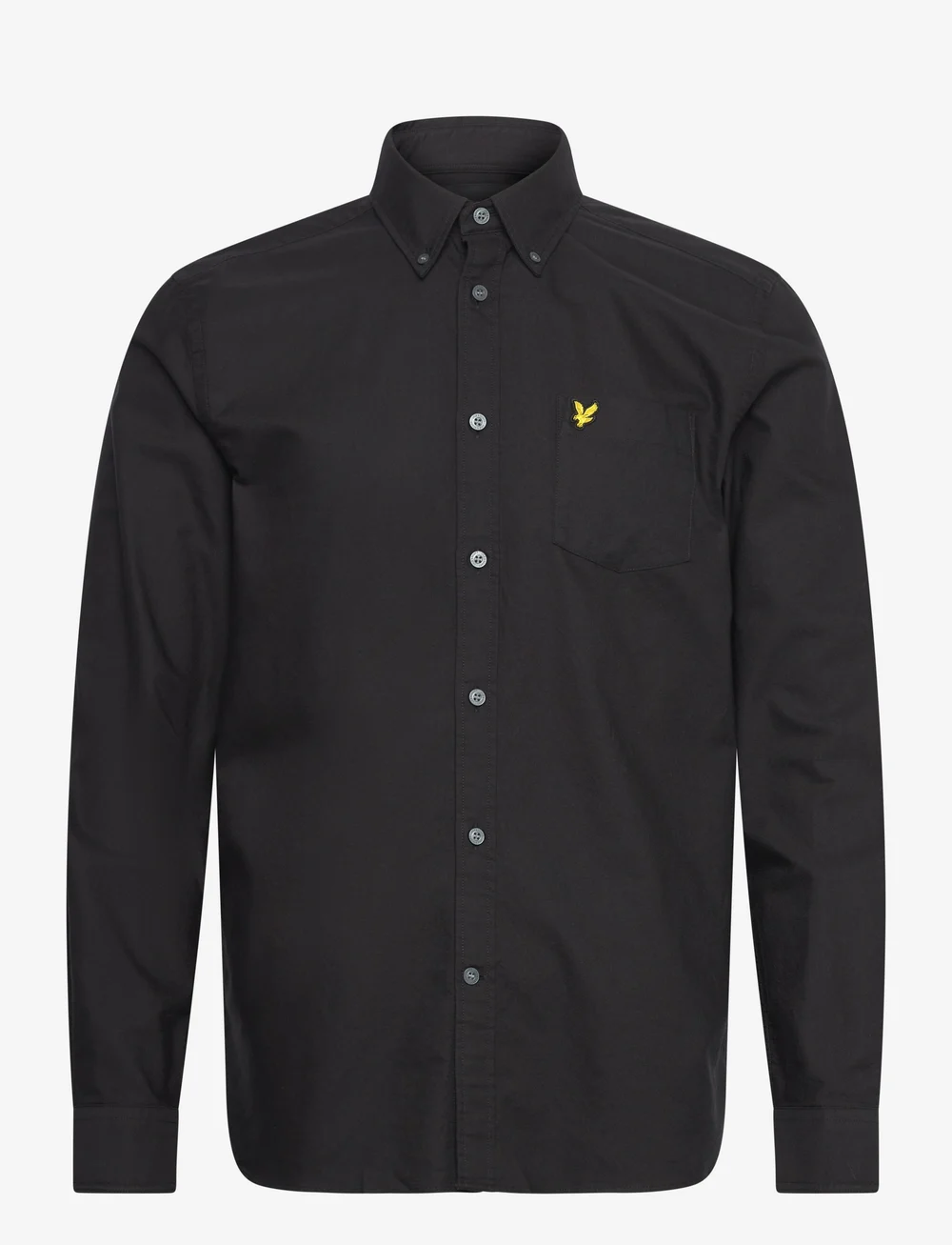 Lyle & Scott - Plain Oxford Shirt - oxford-skjorter - jet black - 1