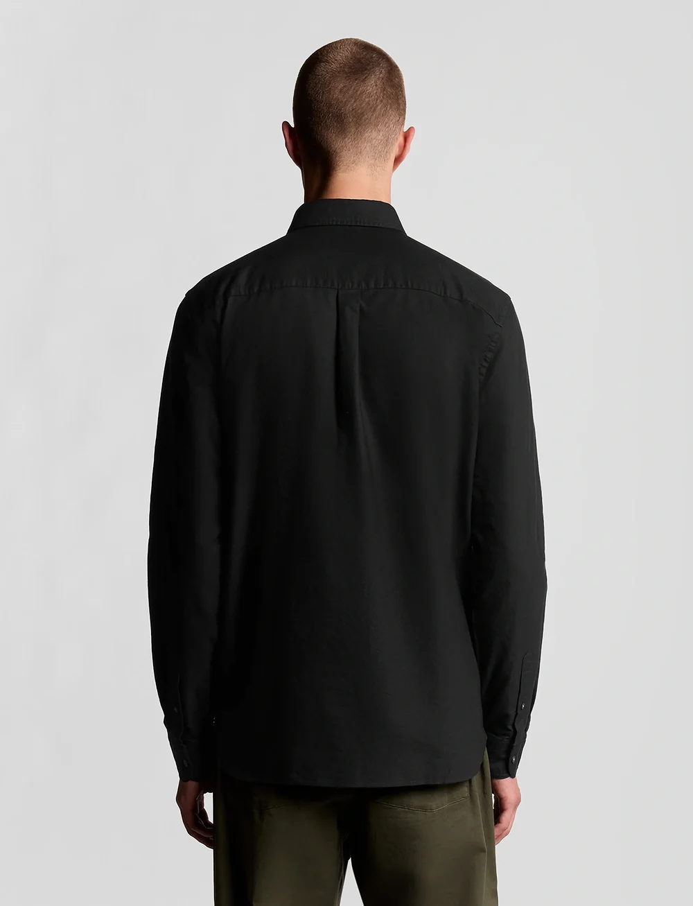 Lyle & Scott - Plain Oxford Shirt - oxford-skjorter - jet black - 3