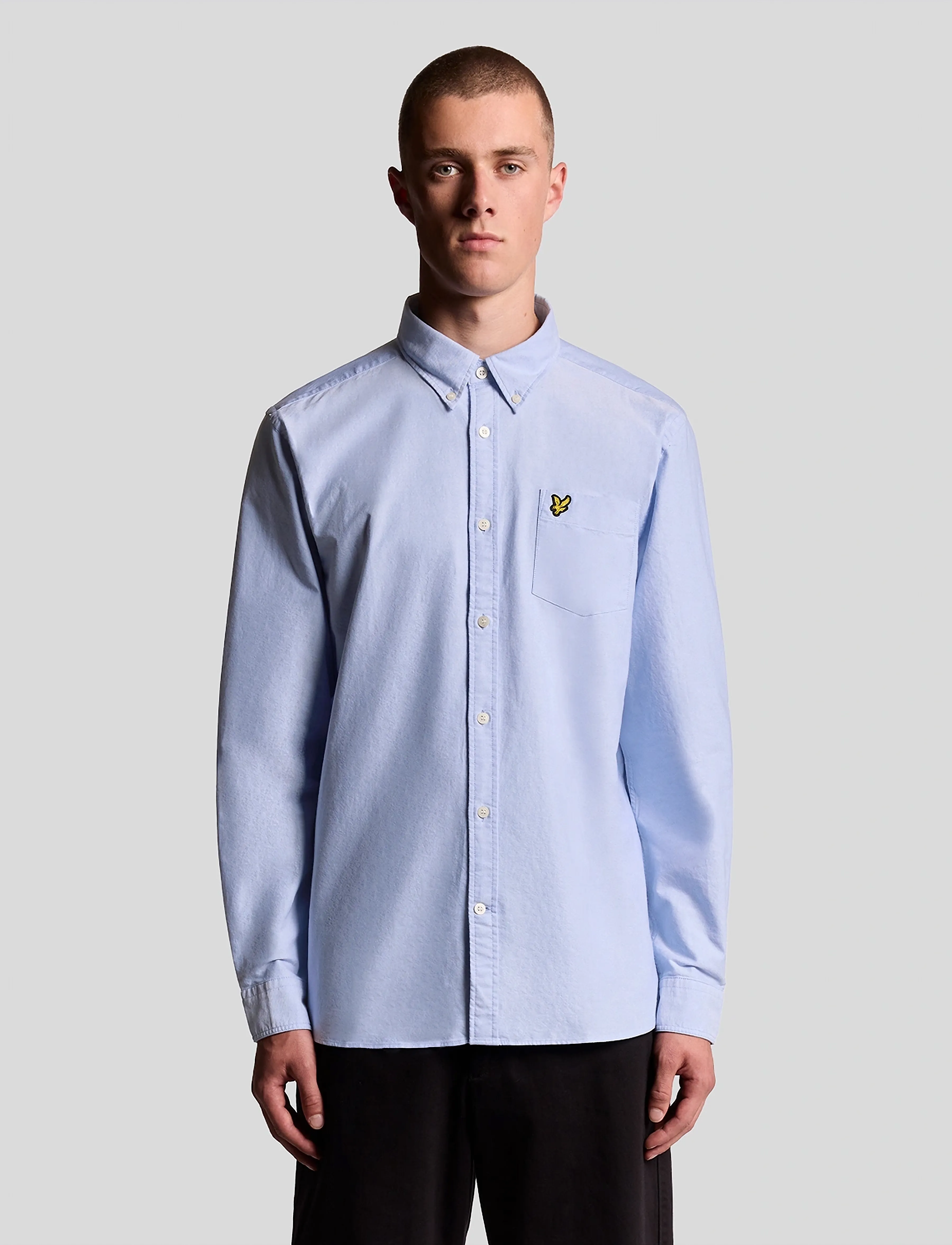 Lyle & Scott Plain Oxford Shirt - Skjortor - RIVIERA / blue