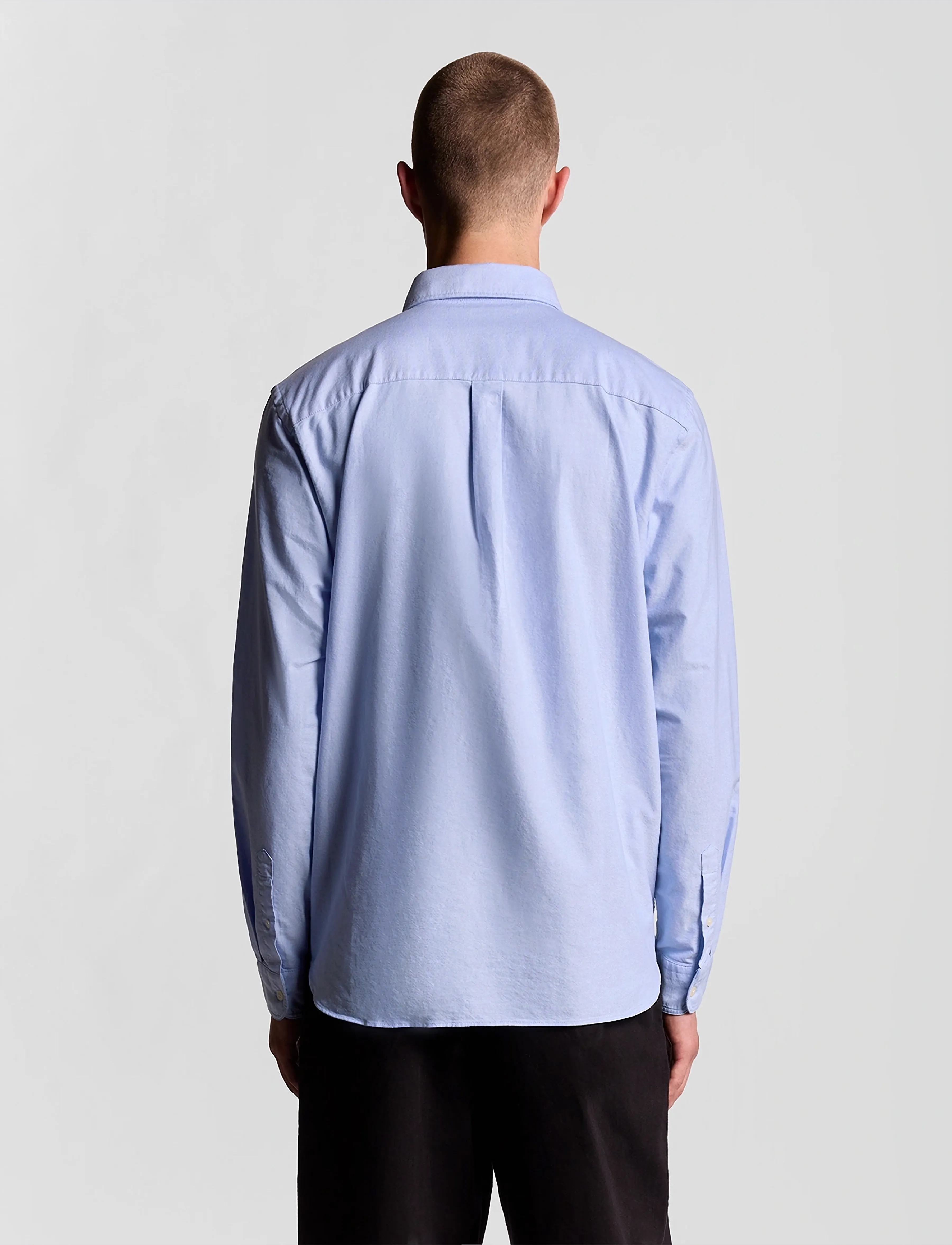 Lyle & Scott - Plain Oxford Shirt - oxford-skjortor - riviera - 3