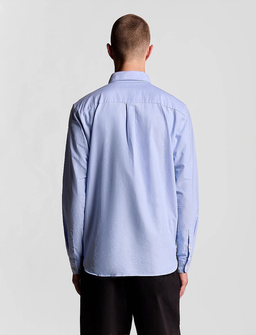 Lyle & Scott - Plain Oxford Shirt - oxford-skjortor - riviera - 3