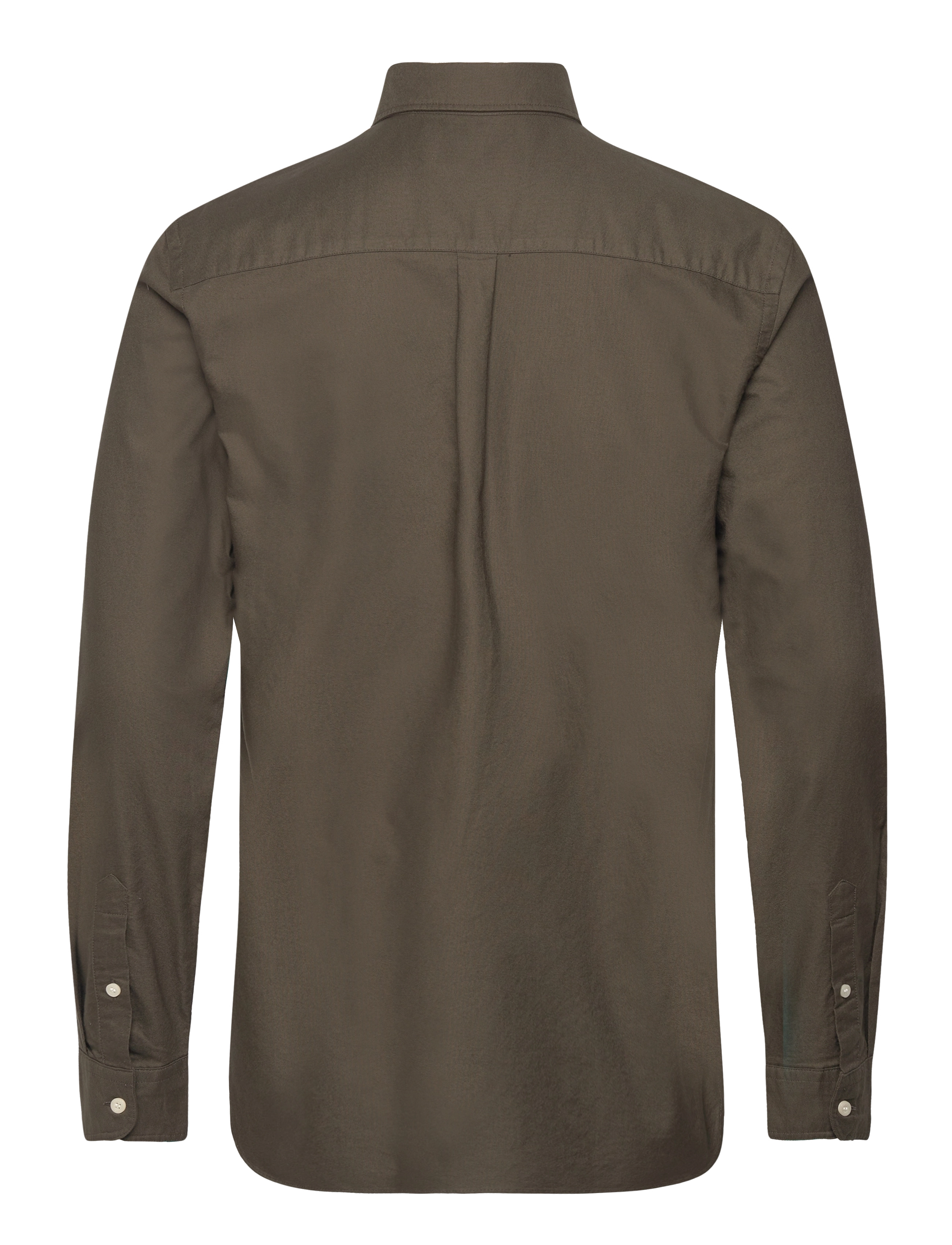 Lyle & Scott - Plain Oxford Shirt - w485 olive - 2