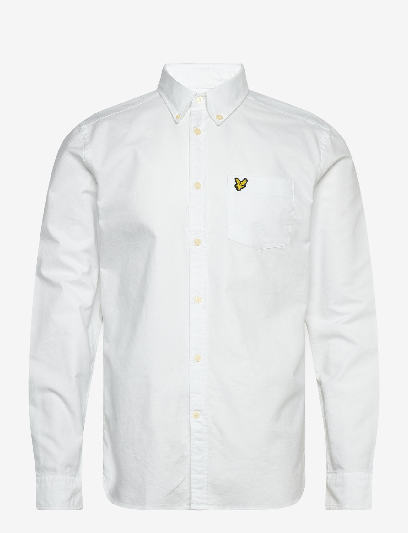 Lyle & Scott - Plain Oxford Shirt - oxford-skjortor - white - 1