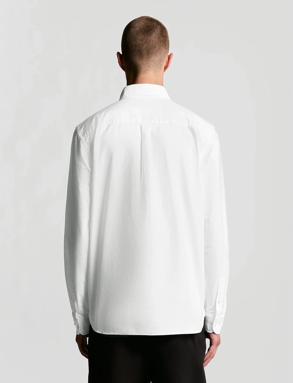 Lyle & Scott - Plain Oxford Shirt - oxford skjorter - white - 3