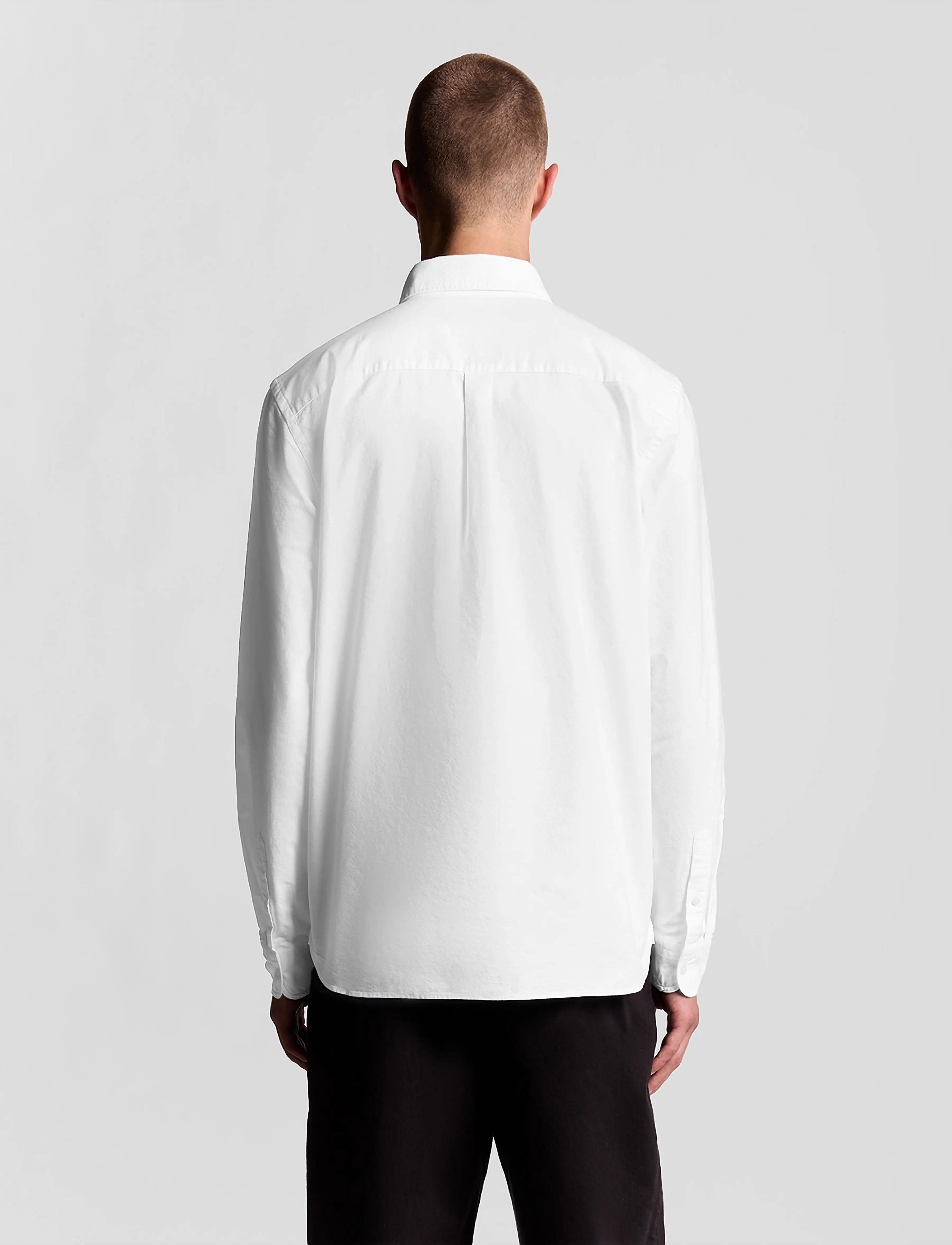 Lyle & Scott - Plain Oxford Shirt - oxford-skjortor - white - 3