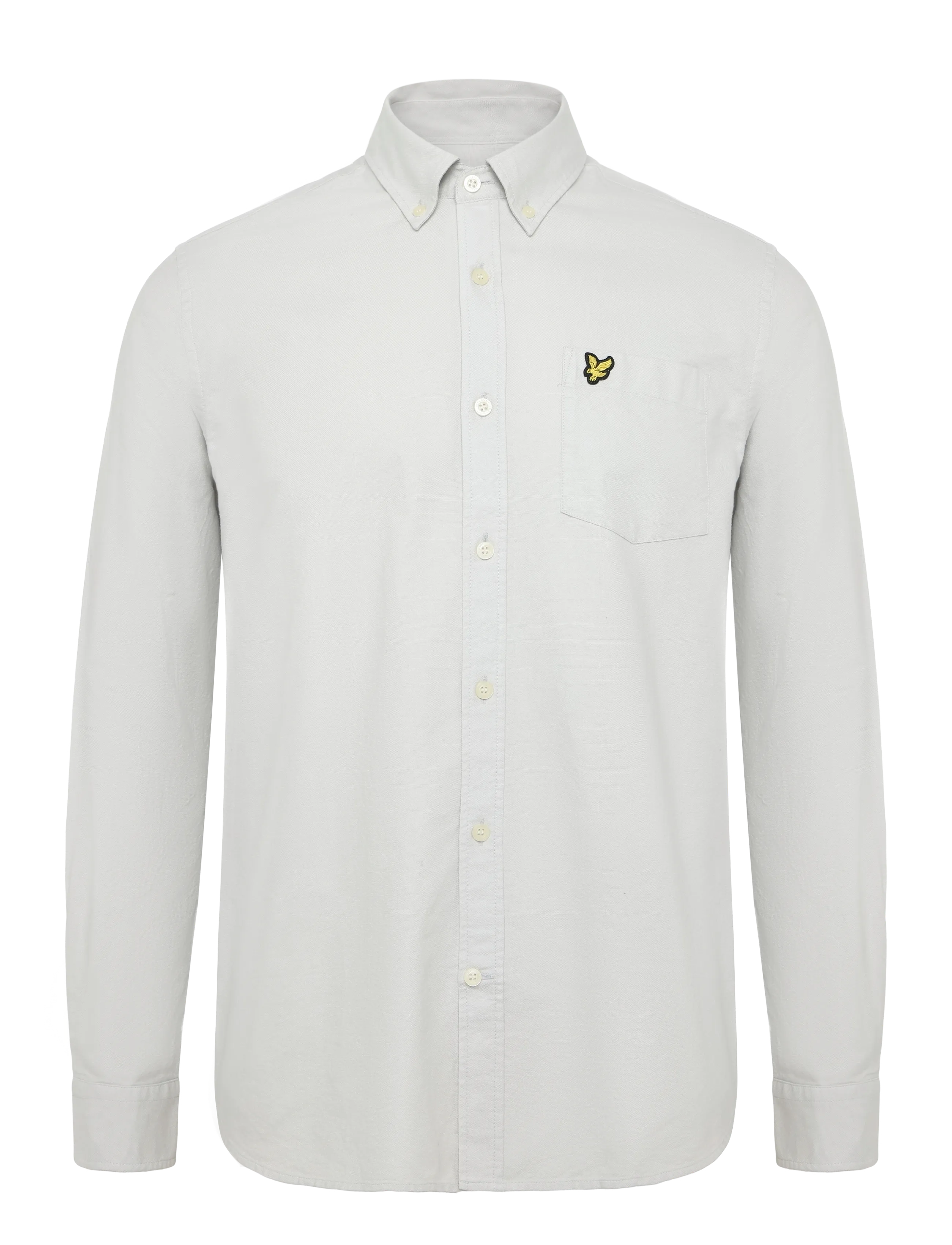 Lyle & Scott - Plain Oxford Shirt - oxford shirts - glacier grey - 1