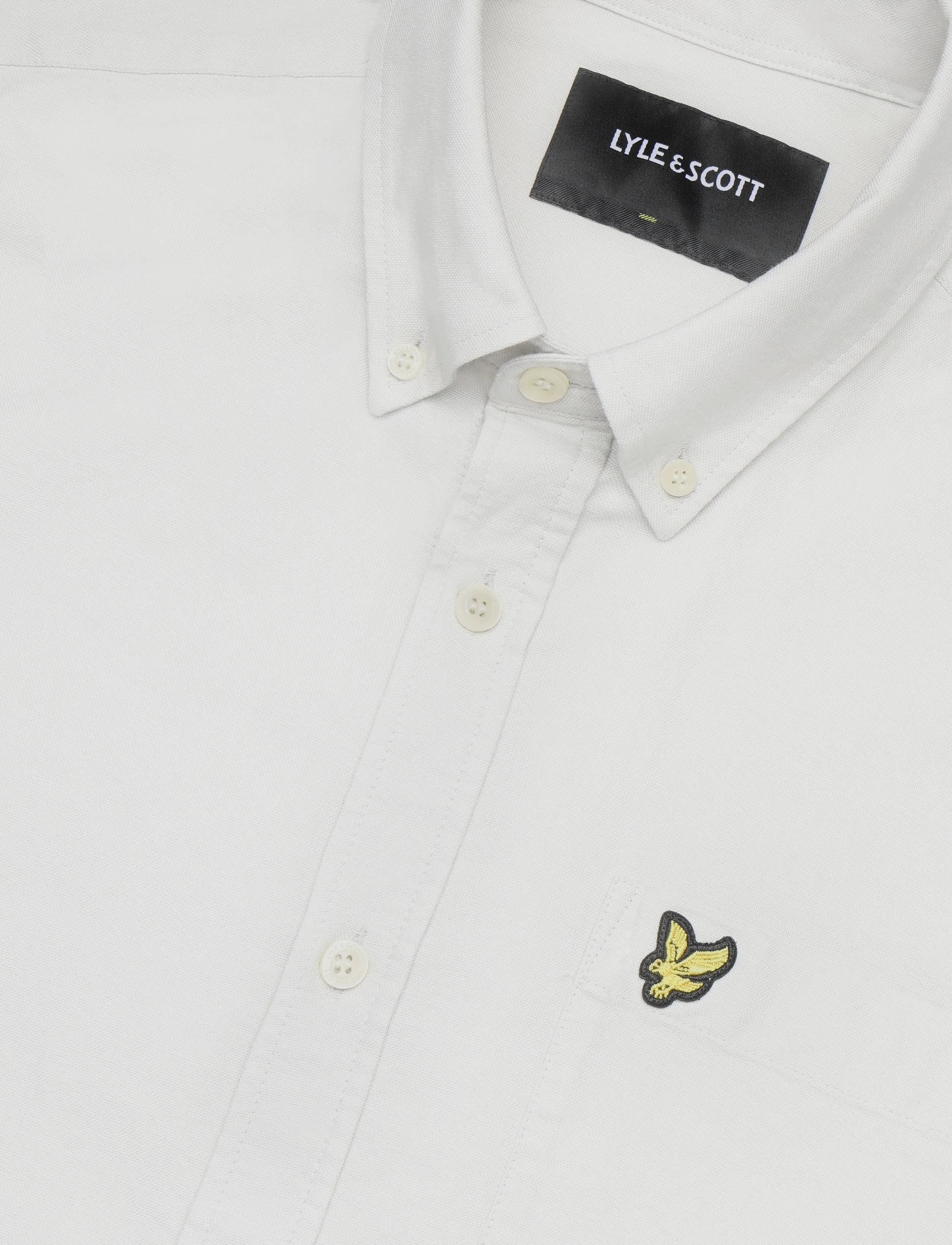 Lyle & Scott - Plain Oxford Shirt - oxford shirts - glacier grey - 5