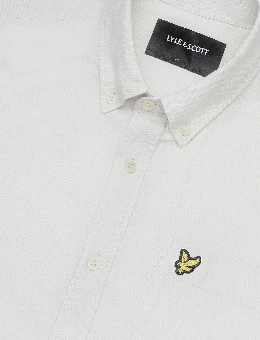 Lyle & Scott - Plain Oxford Shirt - oxford-hemden - glacier grey - 5