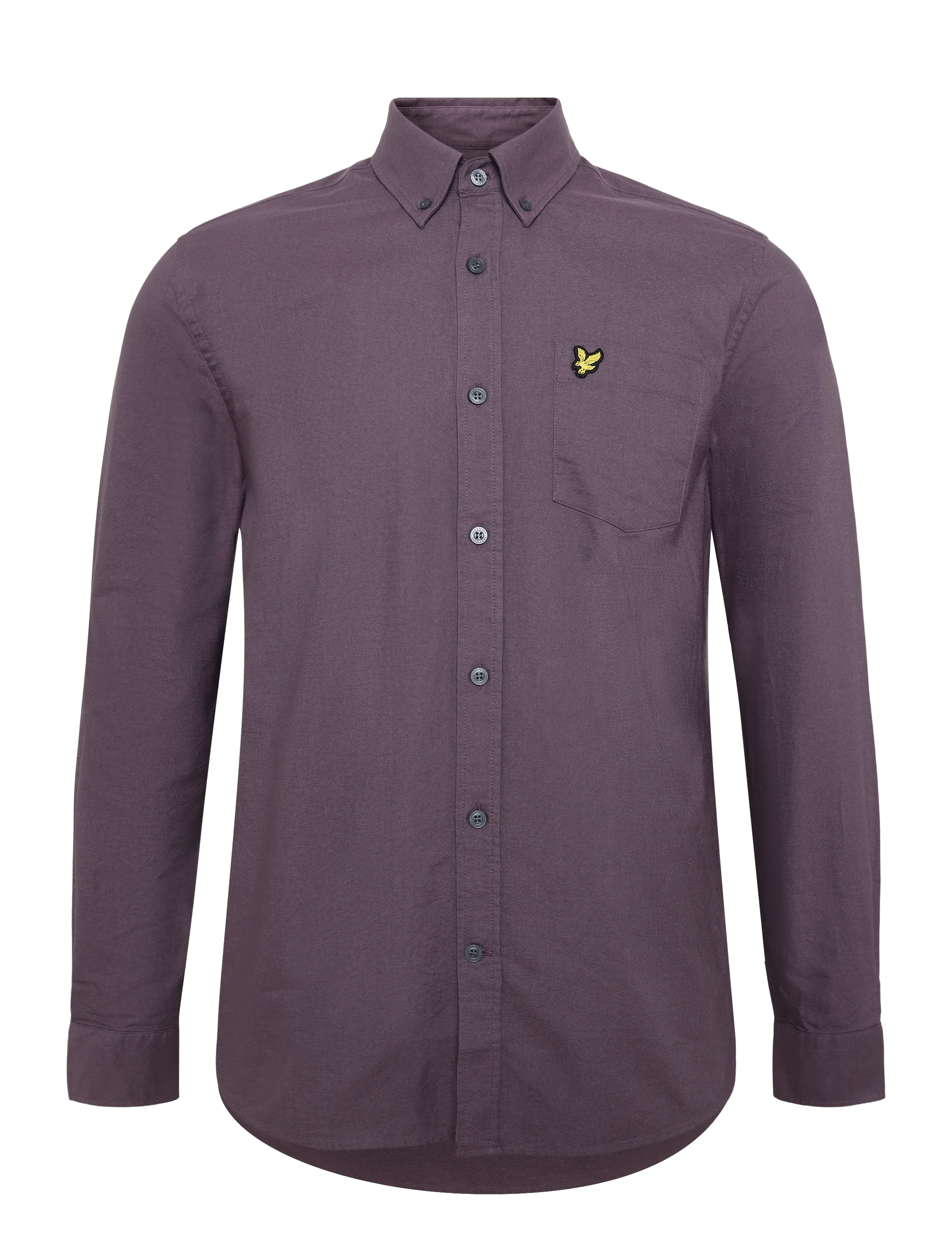 Lyle & Scott Plain Oxford Shirt - Tøj - HAZE PURPLE / purple