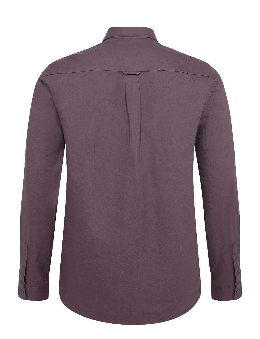 Lyle & Scott - Plain Oxford Shirt - oxford shirts - haze purple - 2