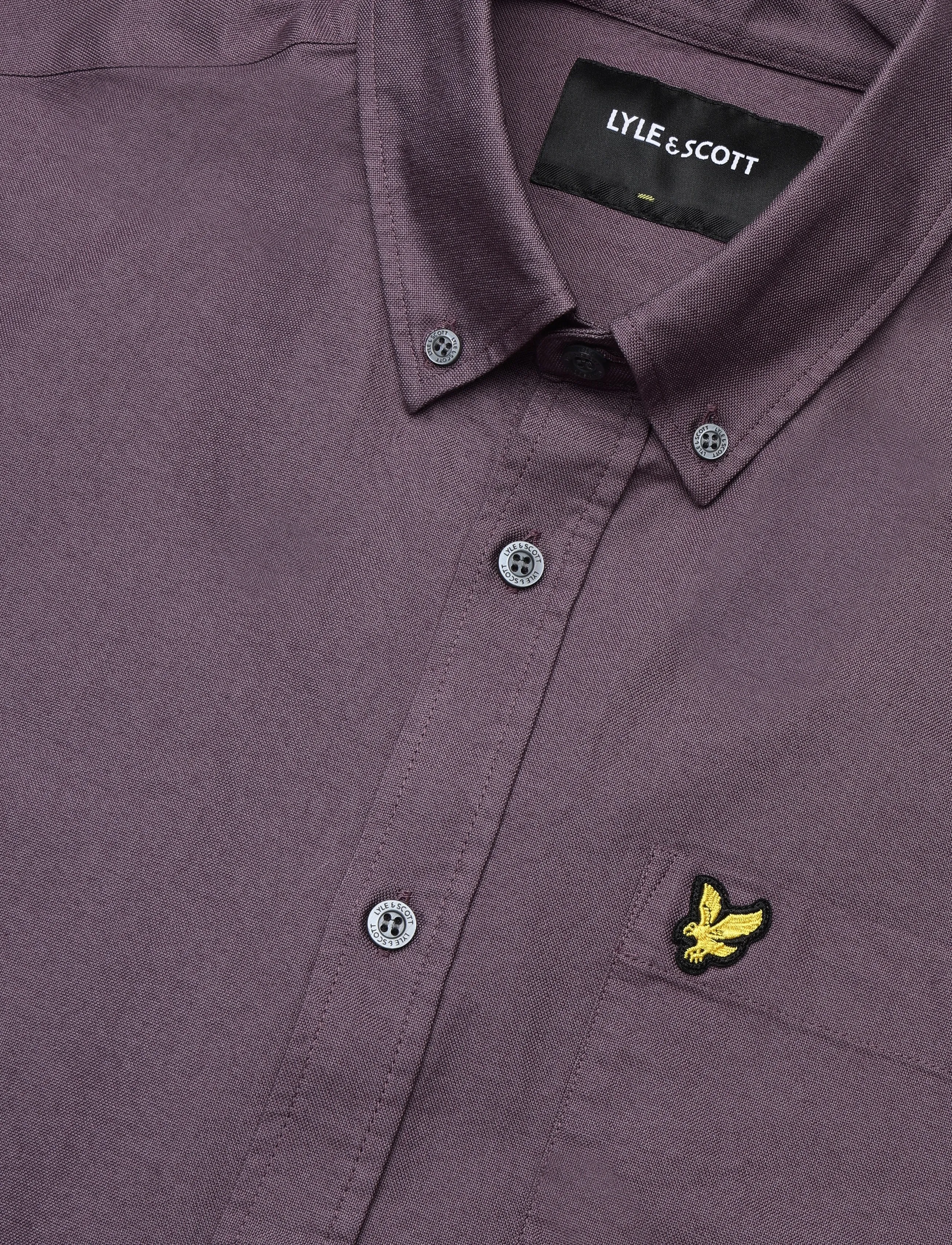 Lyle & Scott - Plain Oxford Shirt - oxfordi särgid - haze purple - 2