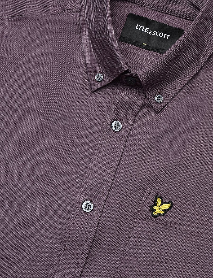 Lyle & Scott - Plain Oxford Shirt - oxford shirts - haze purple - 5