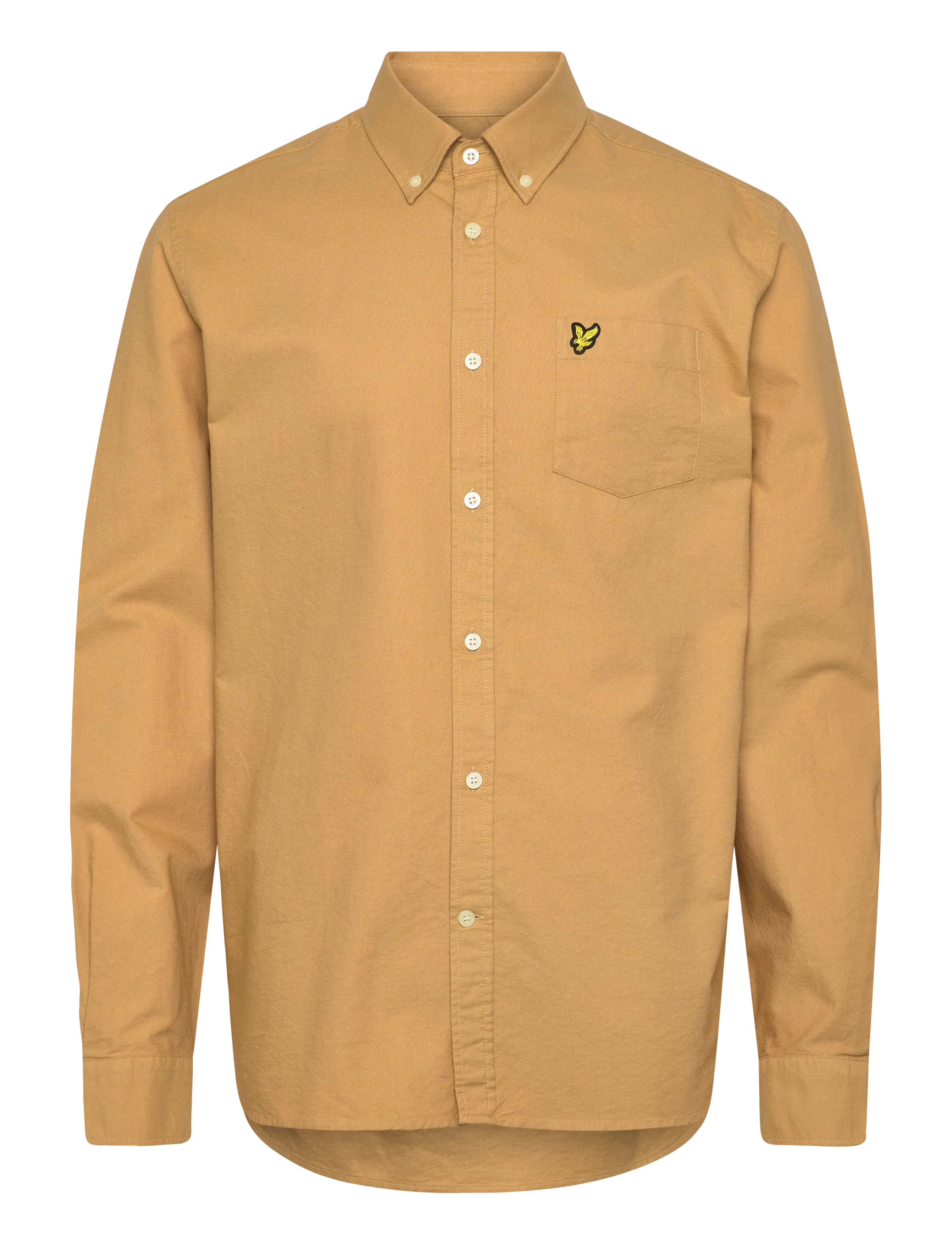 Lyle & Scott Plain Oxford Shirt - Talvised pakkumised - SANDSTONE / beige