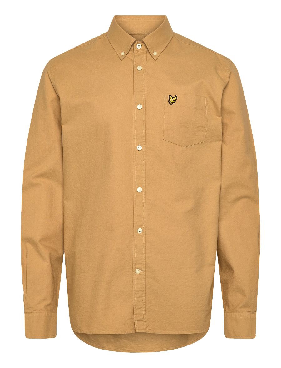 Lyle & Scott - Plain Oxford Shirt - oxford-hemden - sandstone - 1