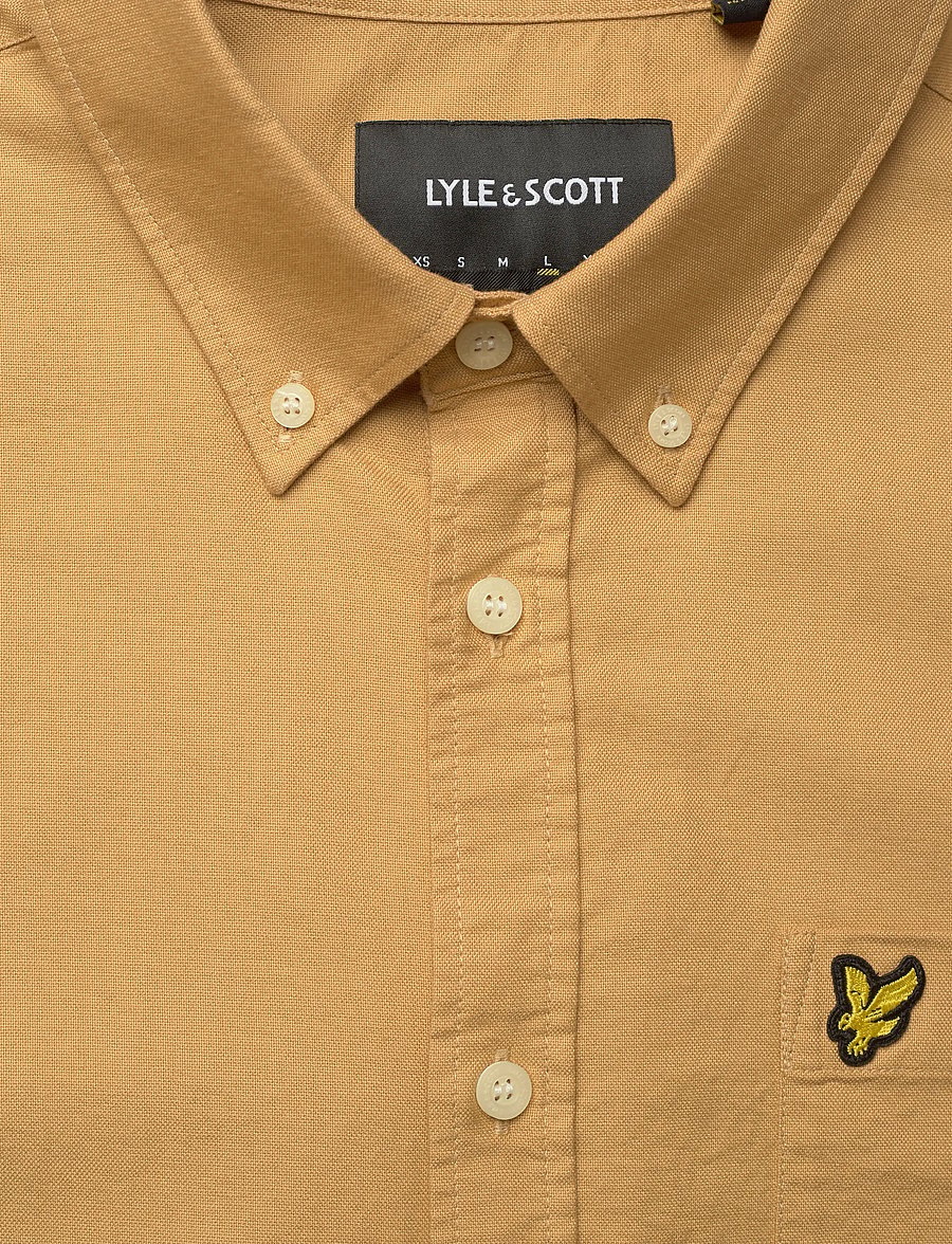 Lyle & Scott - Plain Oxford Shirt - oxford-hemden - sandstone - 5