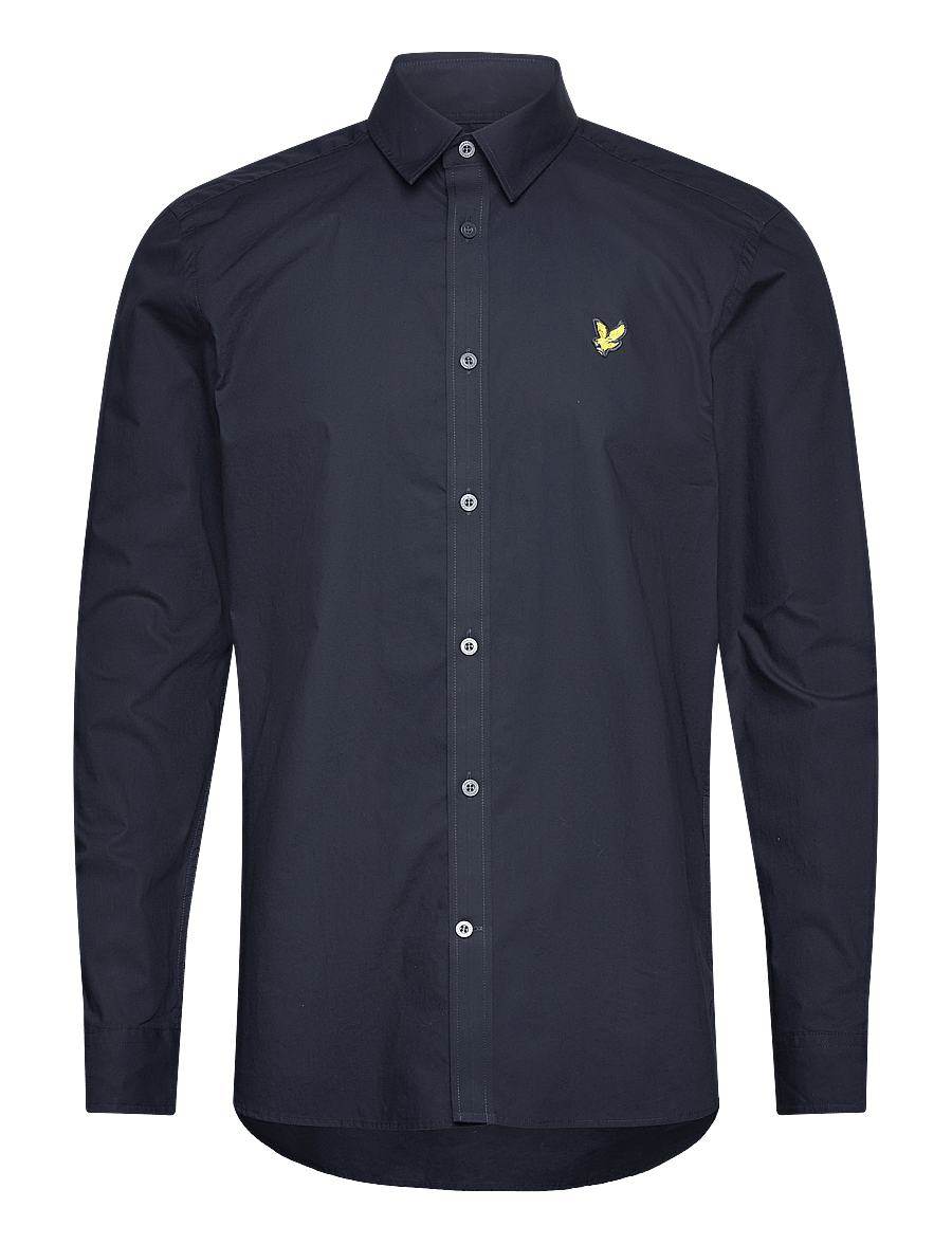 Lyle & Scott - Long Sleeve Poplin Shirt - dark navy - 1