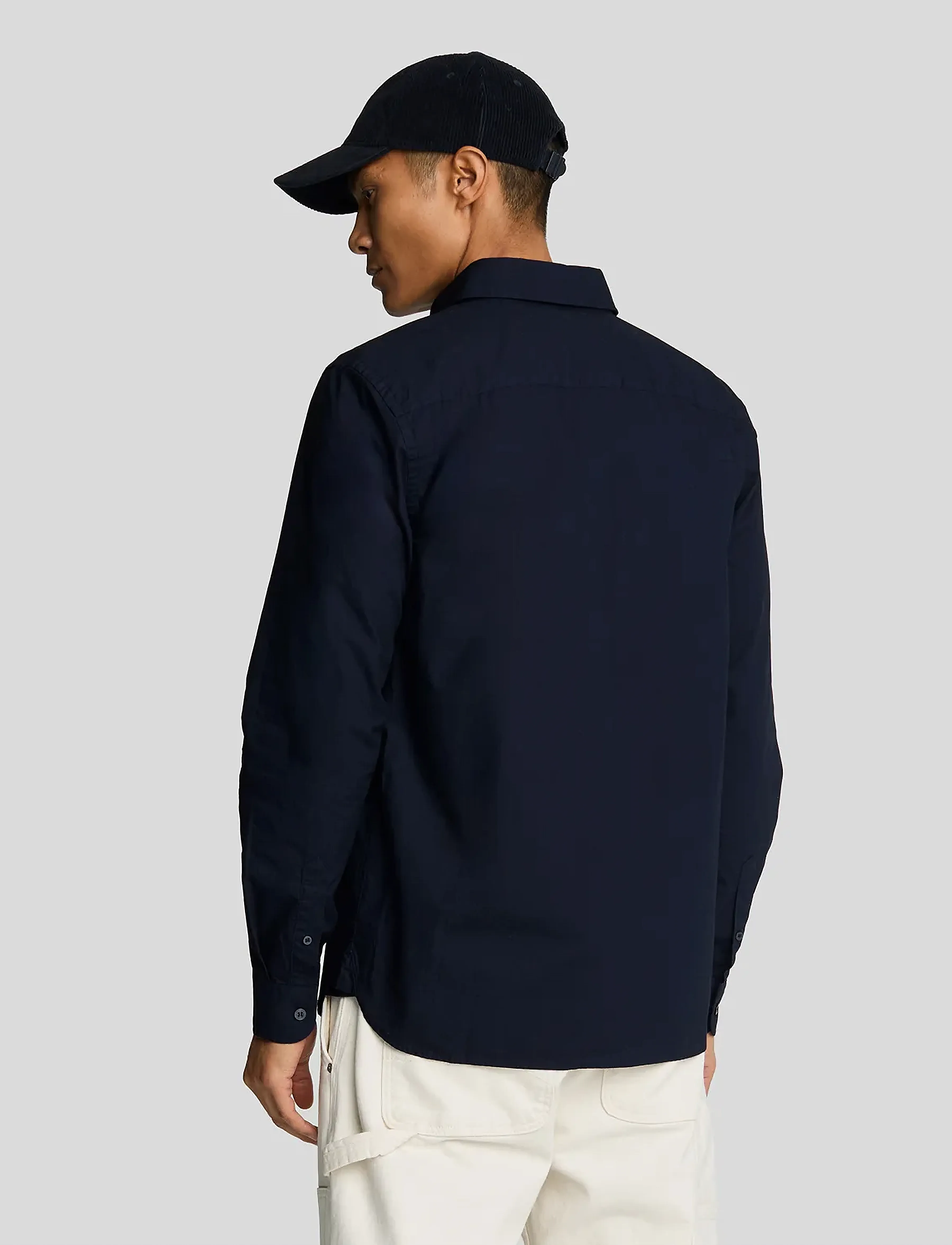 Lyle & Scott - Long Sleeve Poplin Shirt - dark navy - 3