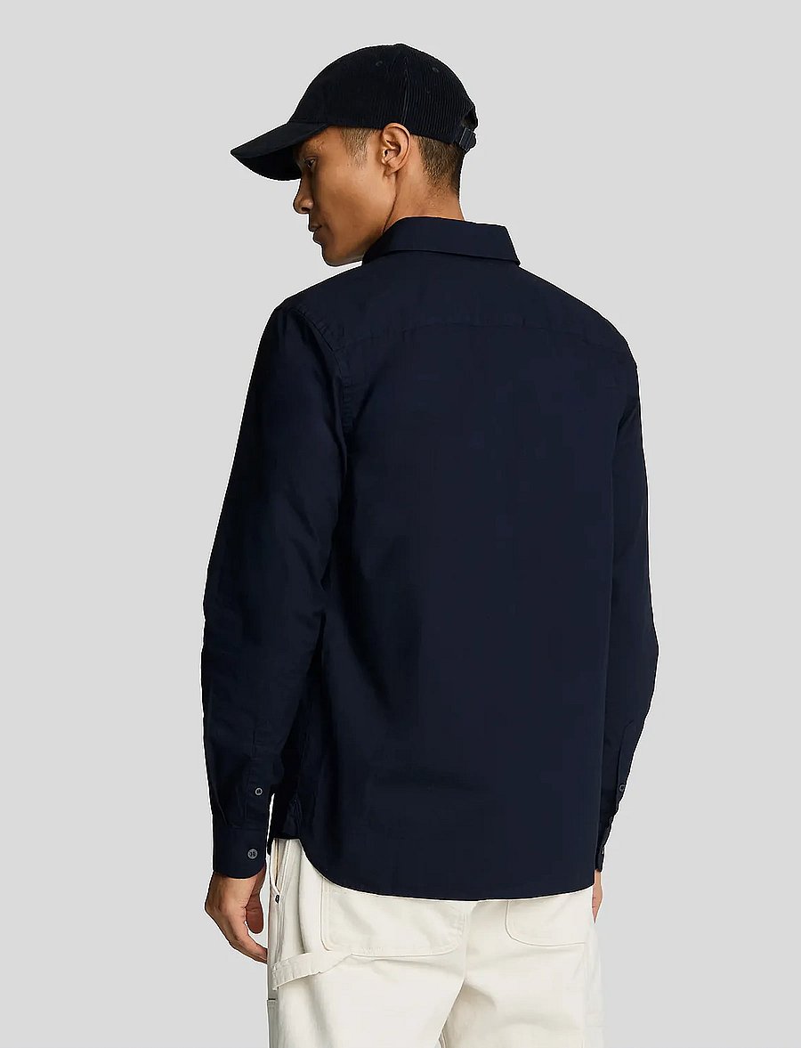 Lyle & Scott - Long Sleeve Poplin Shirt - dark navy - 3