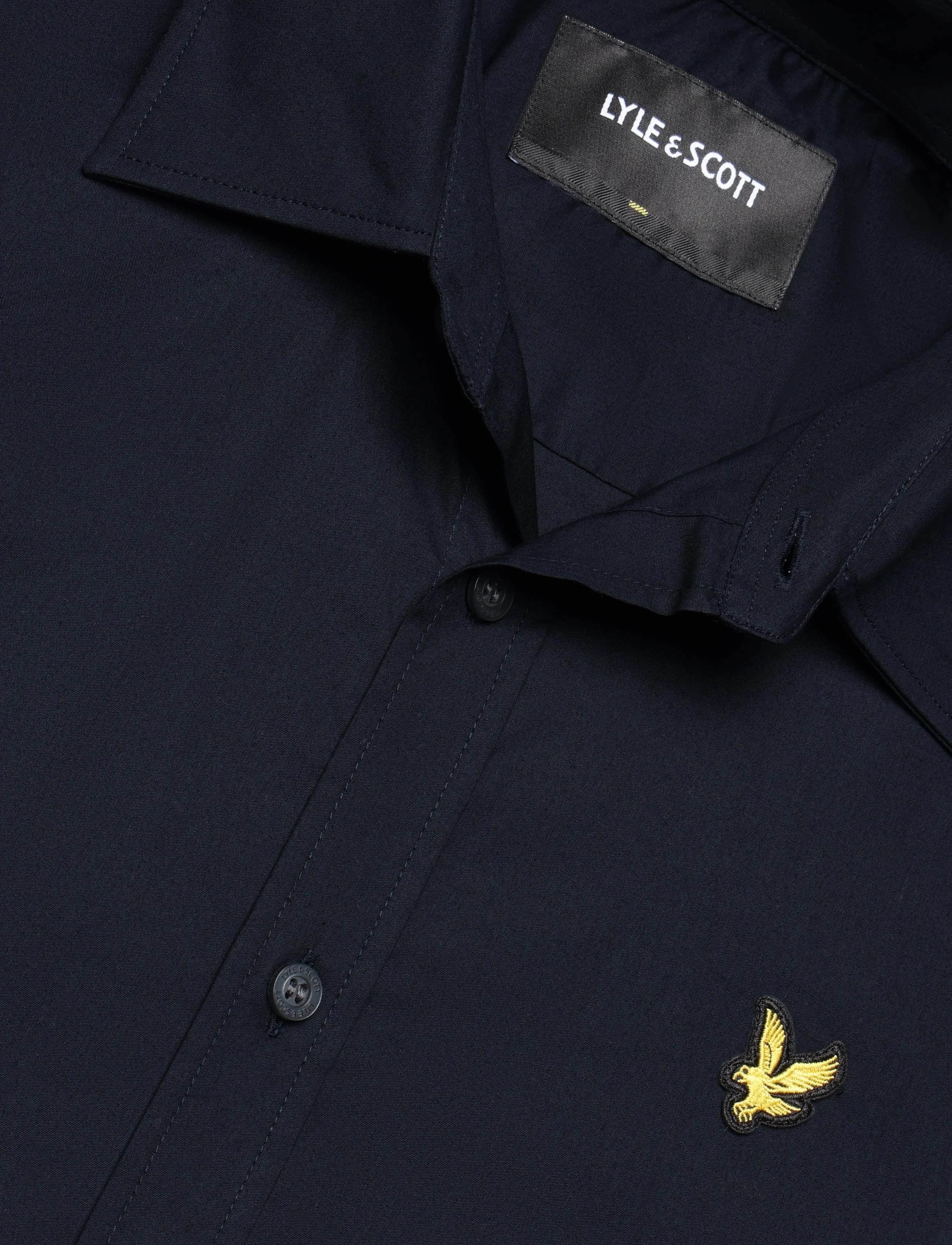 Lyle & Scott - Long Sleeve Poplin Shirt - casual skjortor - dark navy - 2