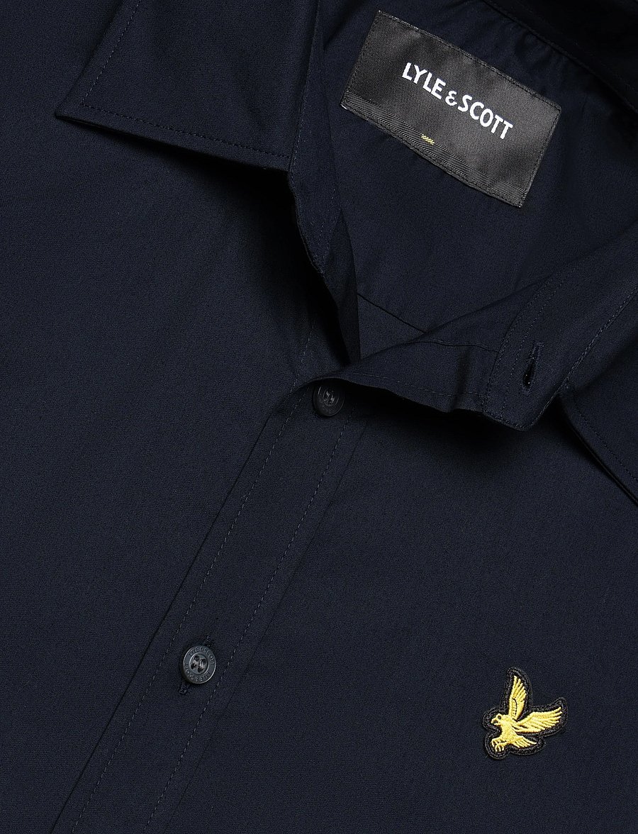 Lyle & Scott - Long Sleeve Poplin Shirt - casual skjortor - dark navy - 2