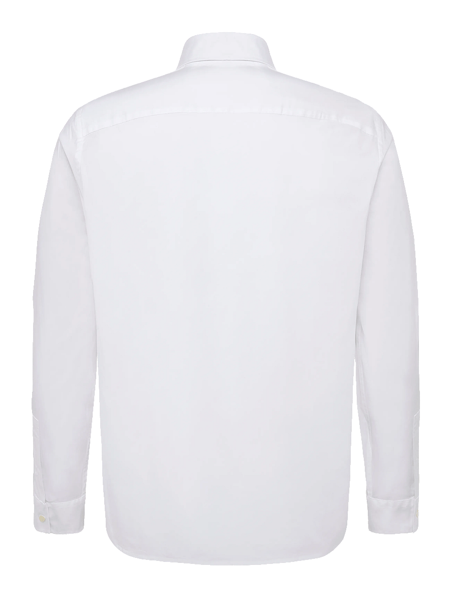 Lyle & Scott - Long Sleeve Poplin Shirt - casual skjortor - white - 1