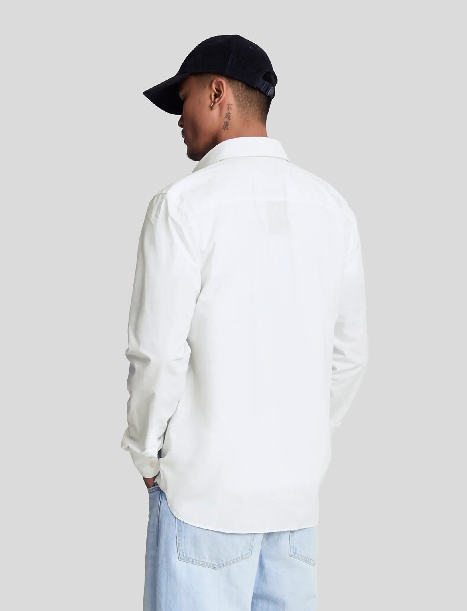 Lyle & Scott - Long Sleeve Poplin Shirt - casual skjortor - white - 3