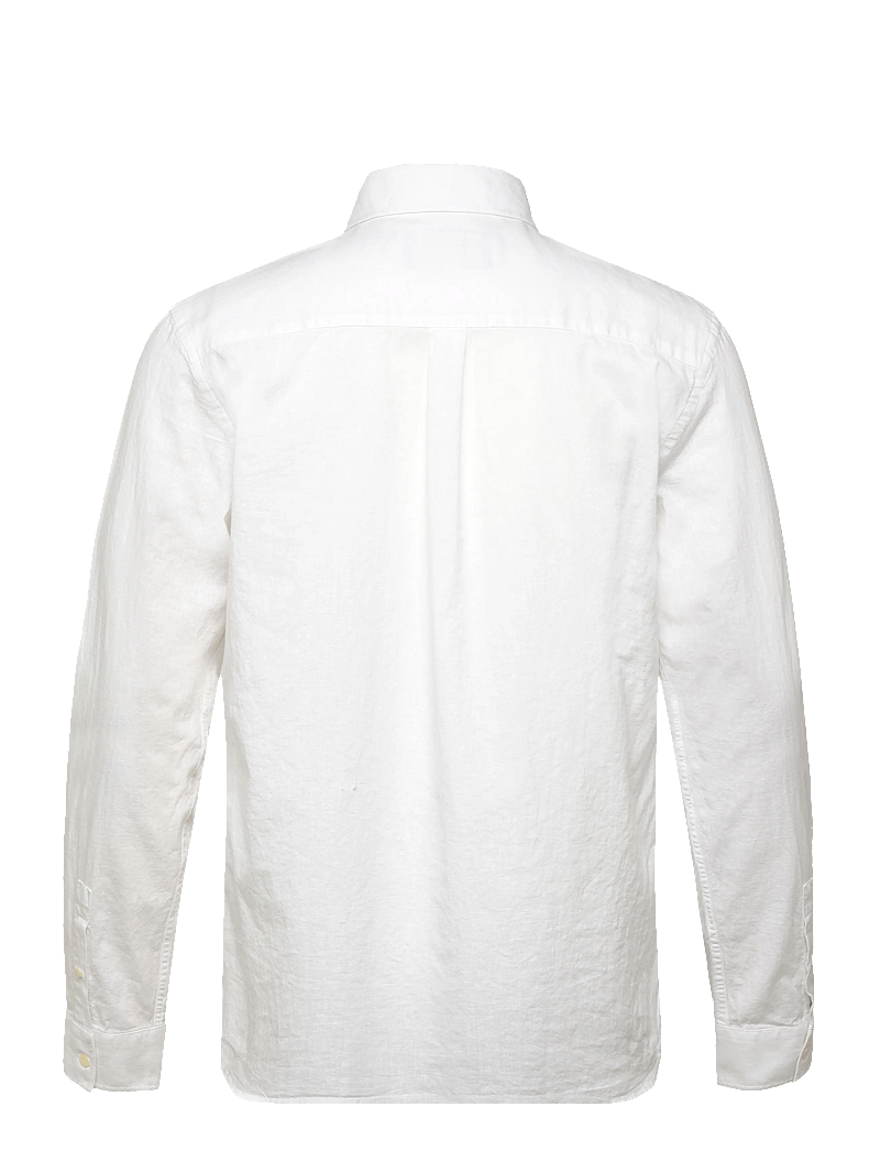 Lyle & Scott - Linen Blend Oxford Shirt - oxford-hemden - 626 white - 1