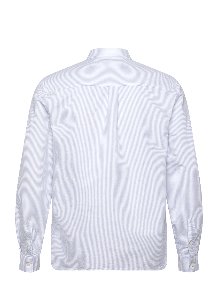 Lyle & Scott - Stripe Oxford Shirt - striped shirts - light blue/ white - 2