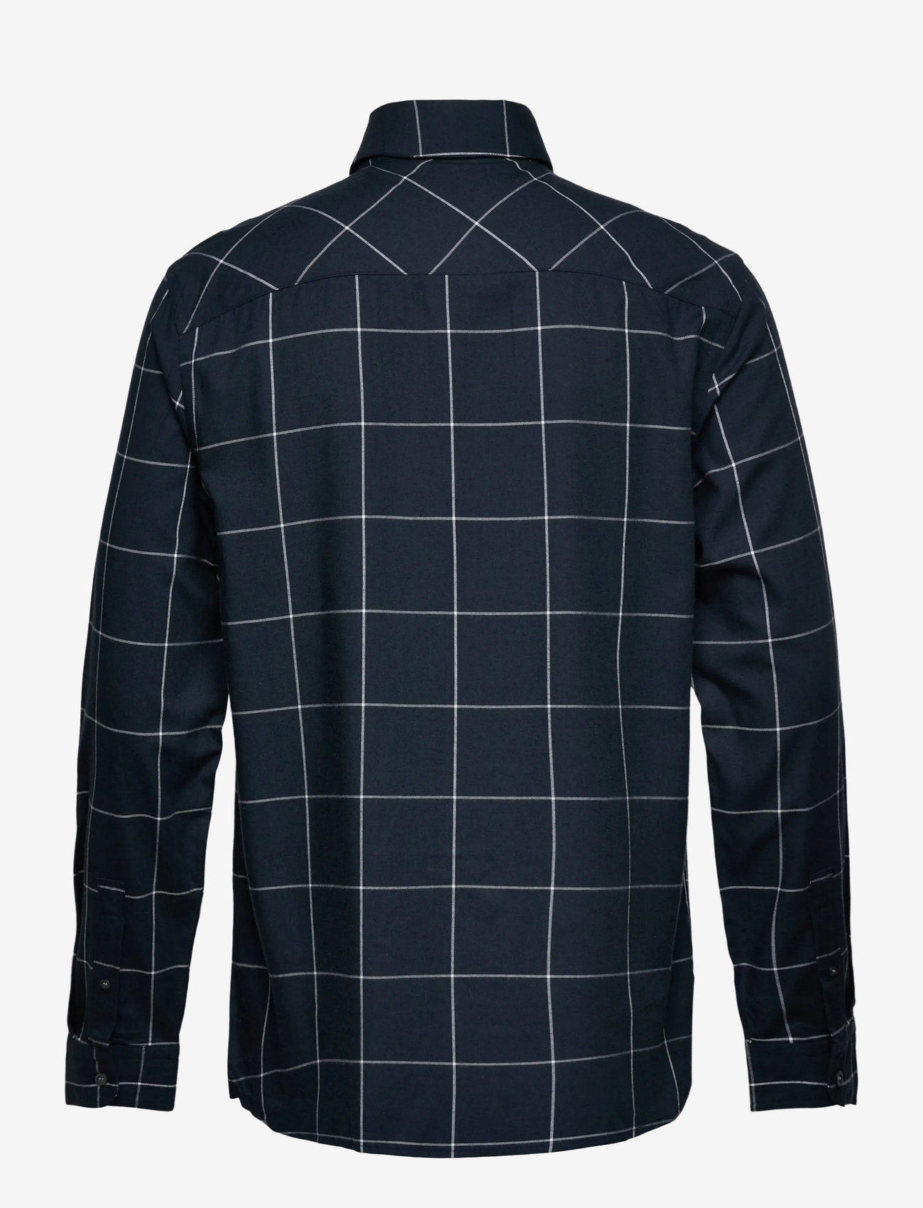 Lyle & Scott - Window Pane Check Shirt - herren - x136 dark navy/white - 1