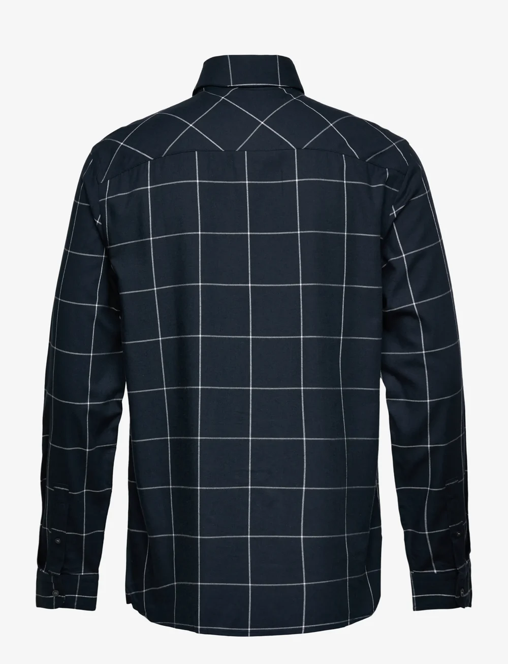 Lyle & Scott - Window Pane Check Shirt - checkered shirts - x136 dark navy/white - 2