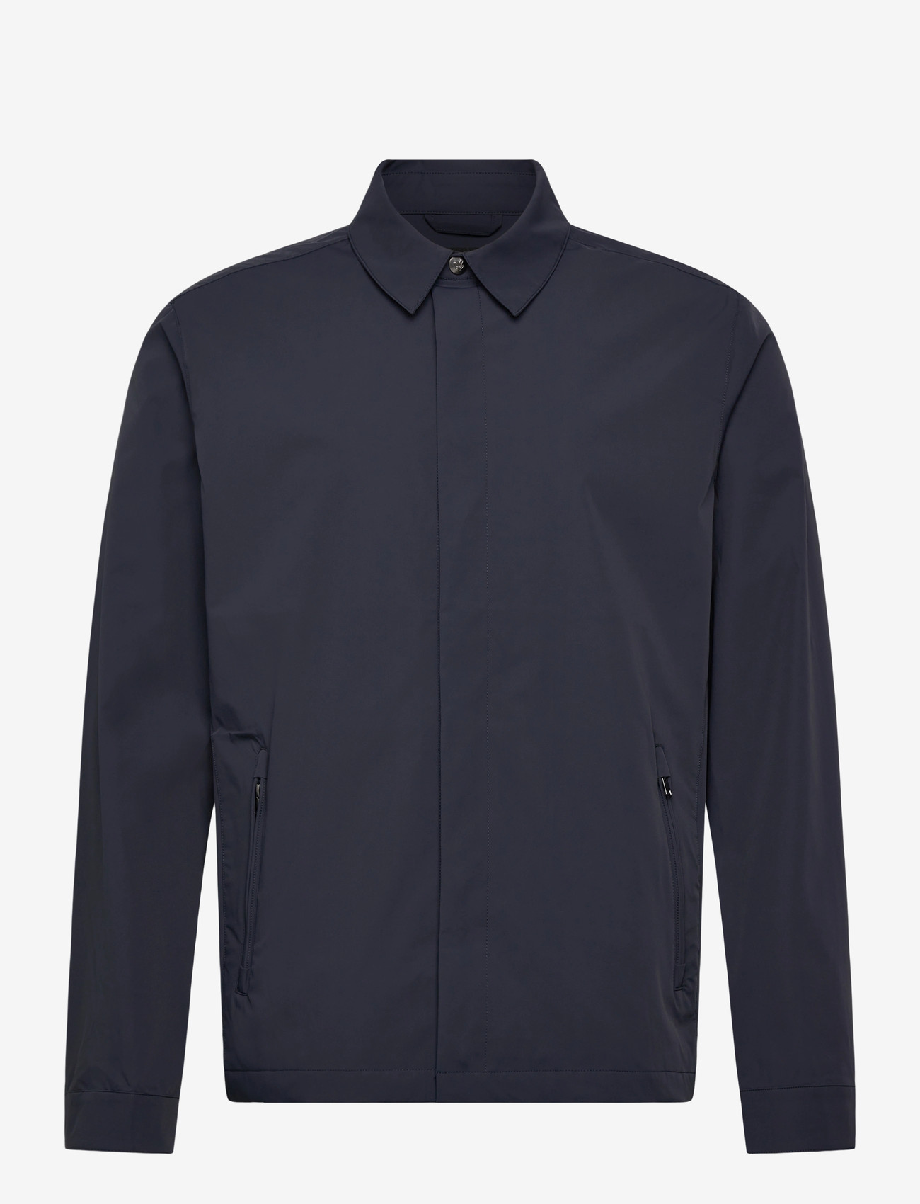Lyle & Scott - Zip Through Nylon Overshirt - herbstliche kleidung - z271 dark navy - 0