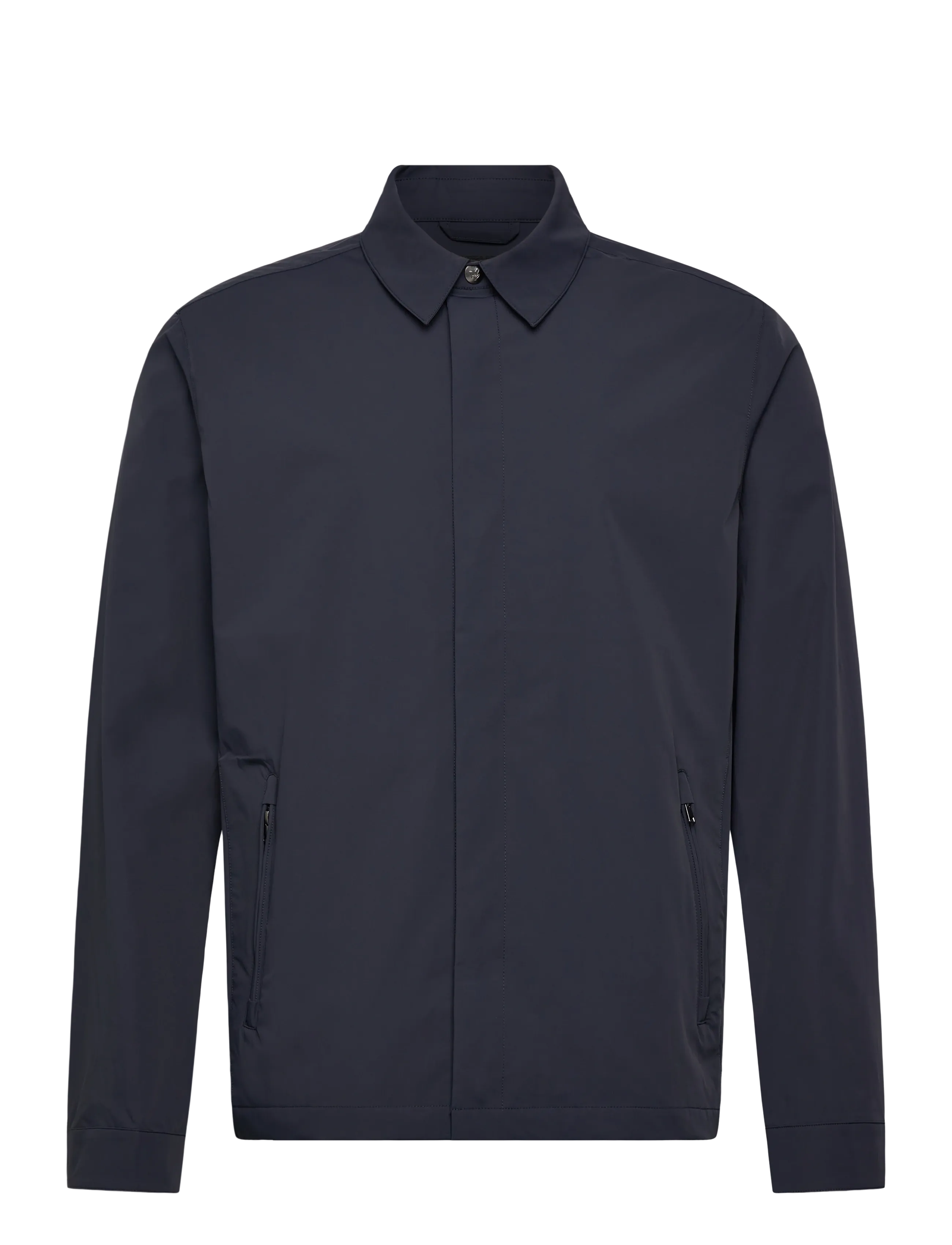 Lyle & Scott Zip Through Nylon Overshirt - Lyle & Scott - Z271 DARK NAVY / navy