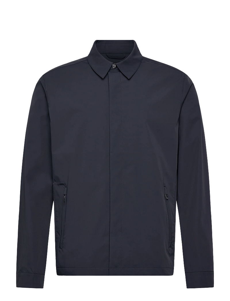 Lyle & Scott - Zip Through Nylon Overshirt - vårjackor - z271 dark navy - 1