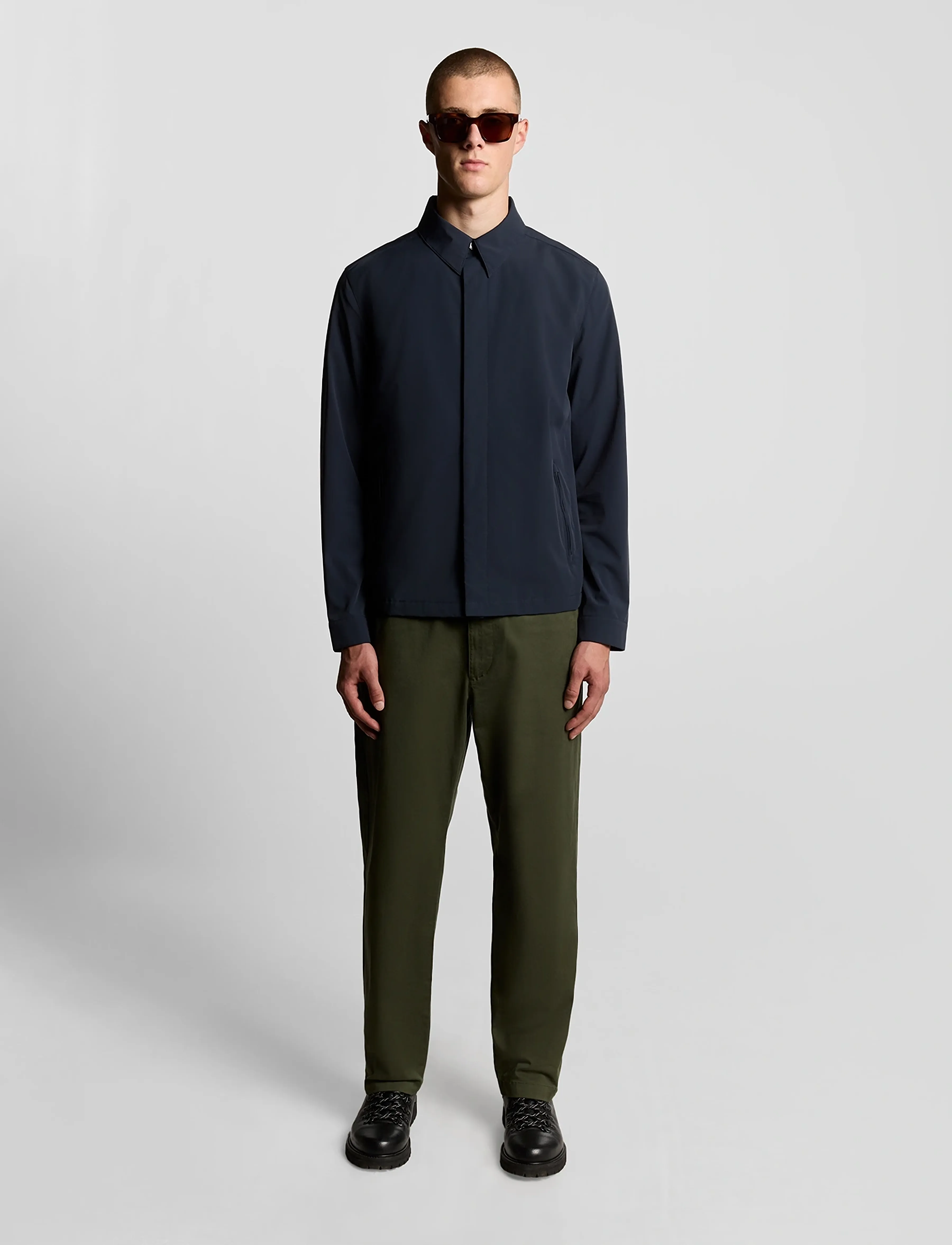 Zip Through Nylon Overshirt 3