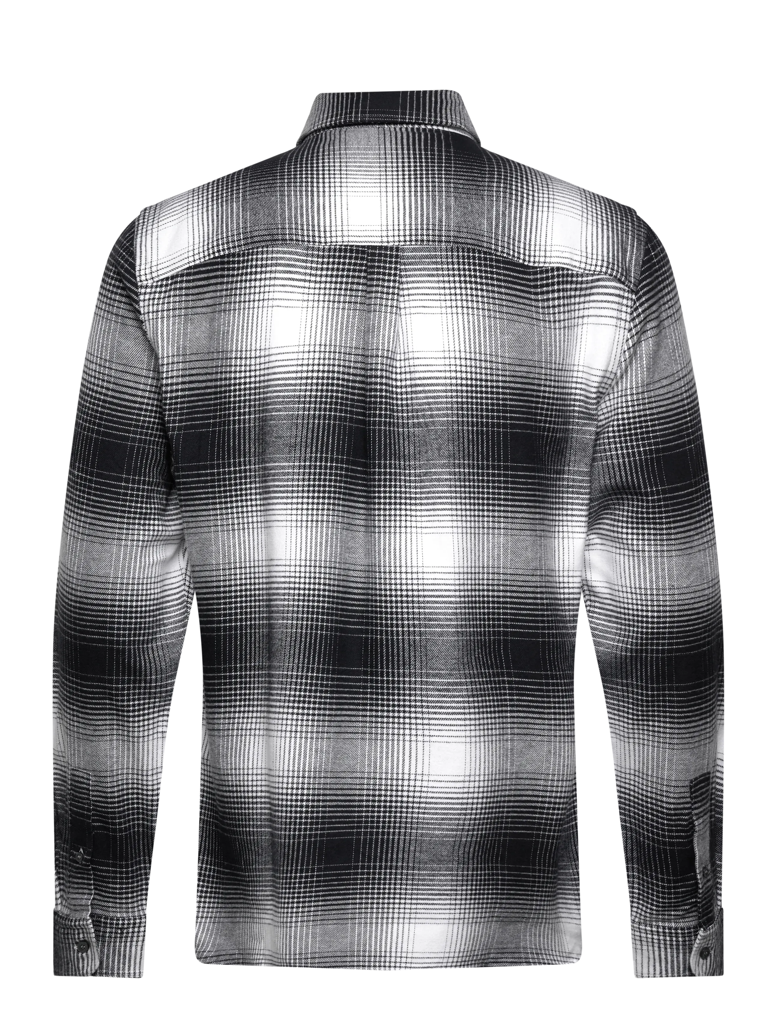 Lyle & Scott - Ombre Check Flannel Shirt - rutiga skjortor - night sky/ white - 2